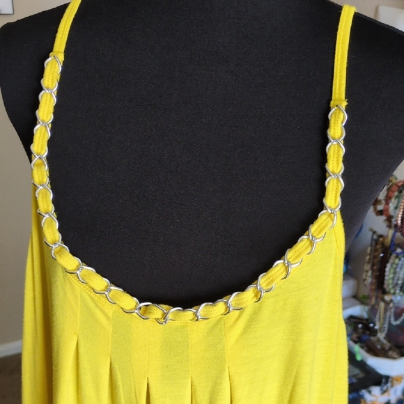 COOGI Yellow Ruffled Mini Dress - Picture 3 of 9